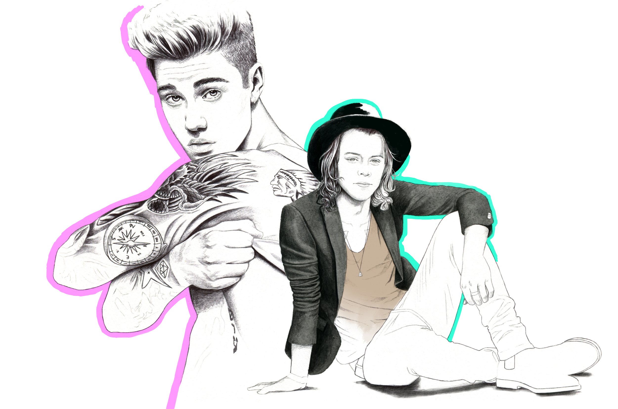 H&M LIFE: JUSTIN BIEBER & HARRY STYLES, 2015