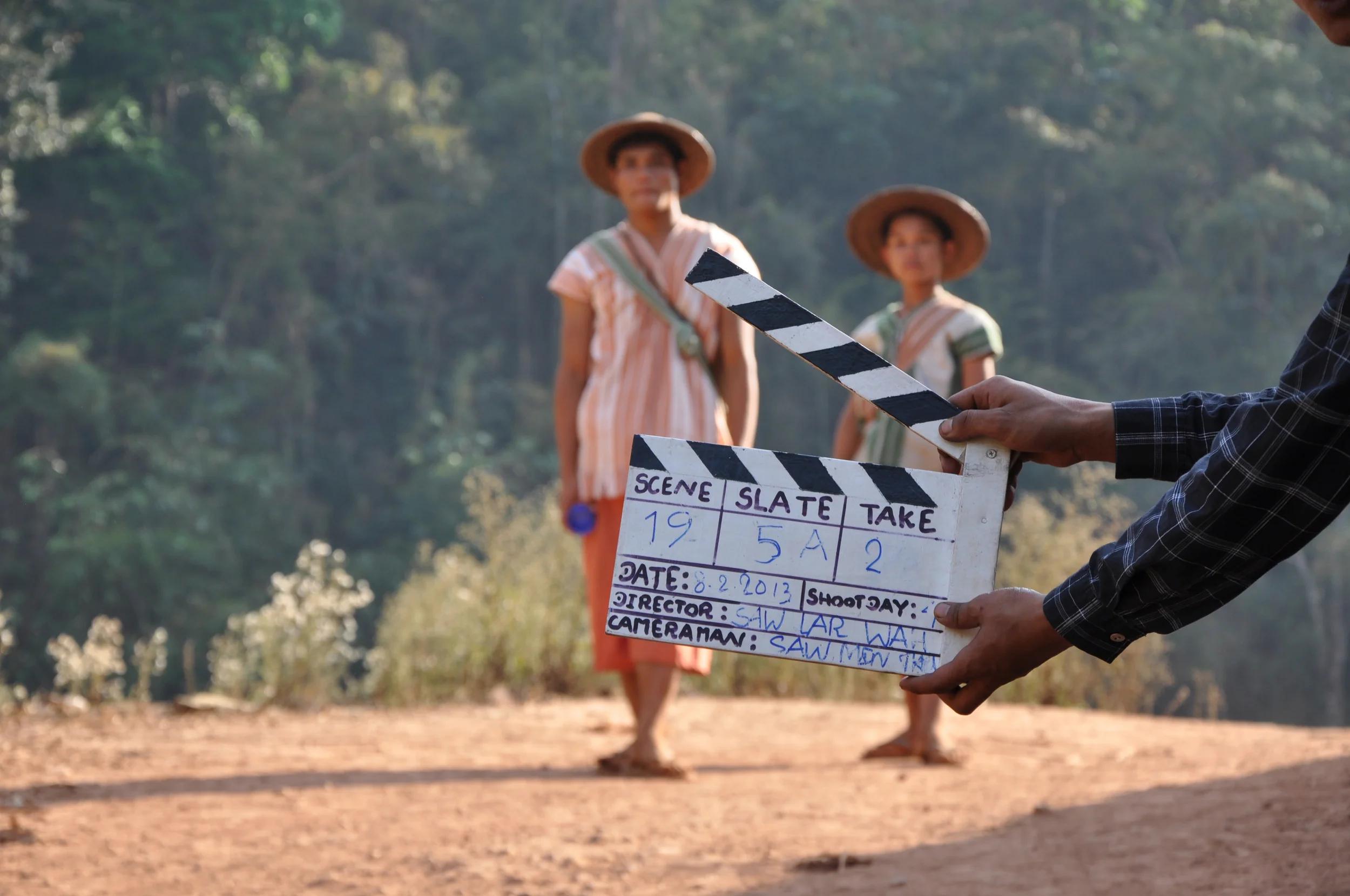 TC - actors and clapper board.jpg