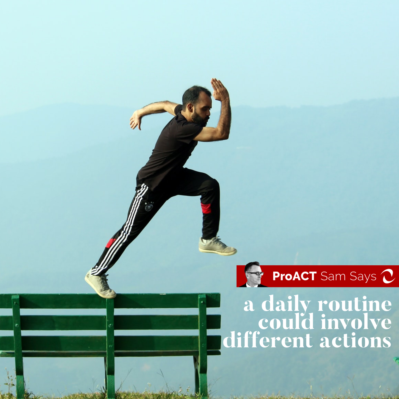 A Daily Routine Could Involve Different Actions 