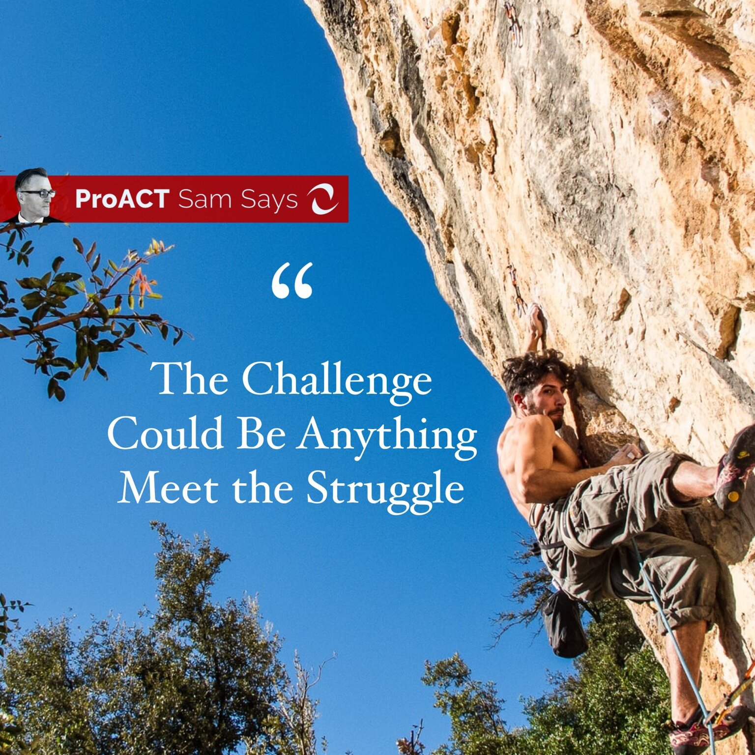 The Challenge Could Be Anything - Meet the Struggle 
