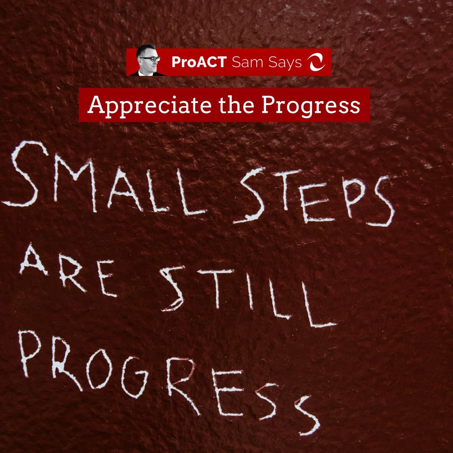 Appreciate the Progress 