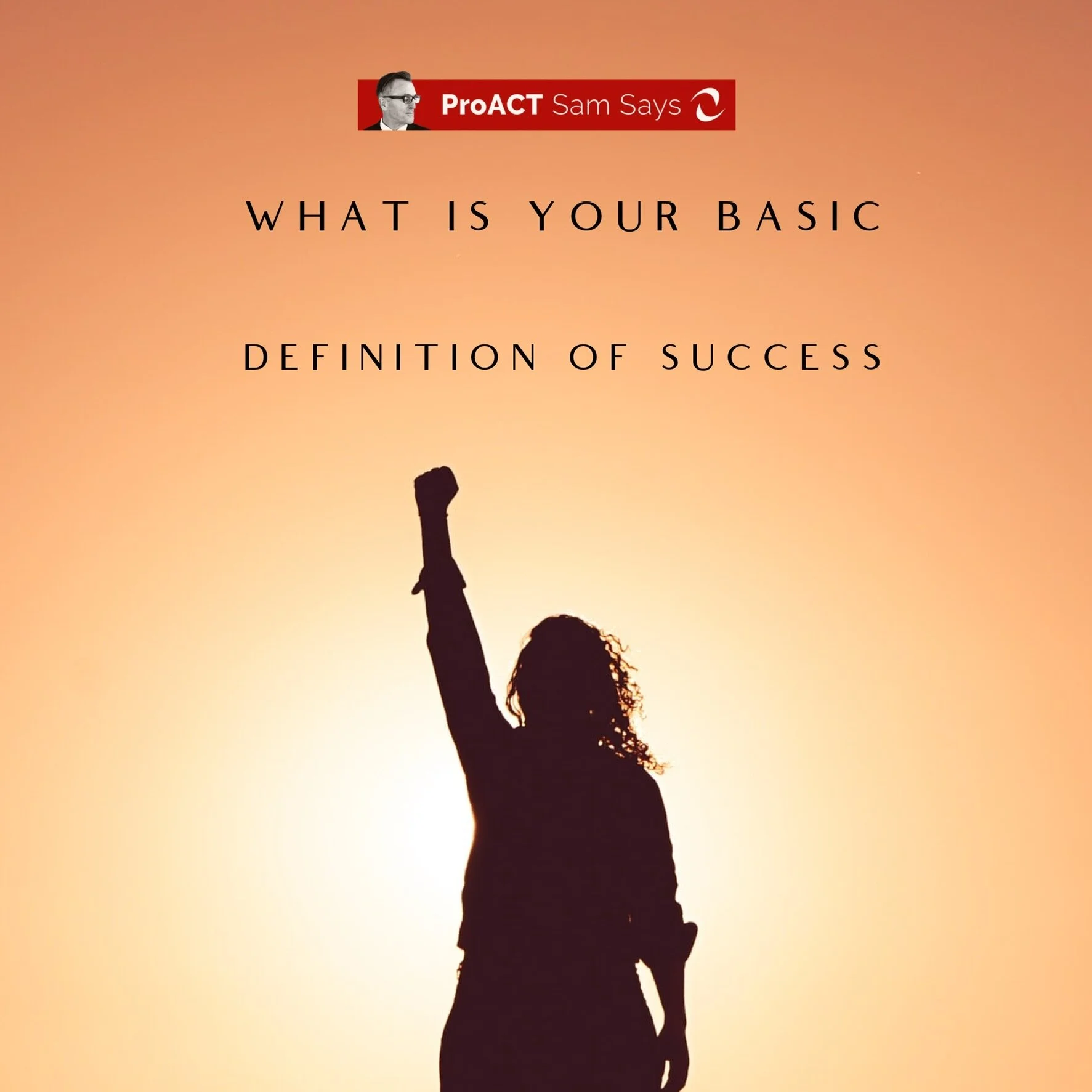 What is Your Basic Definition of Success