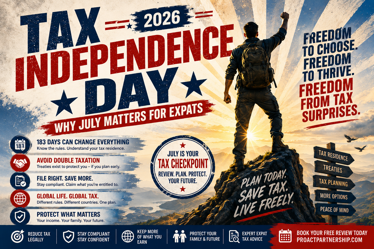 Tax Independence Day 2026: Why July Matters for Expats