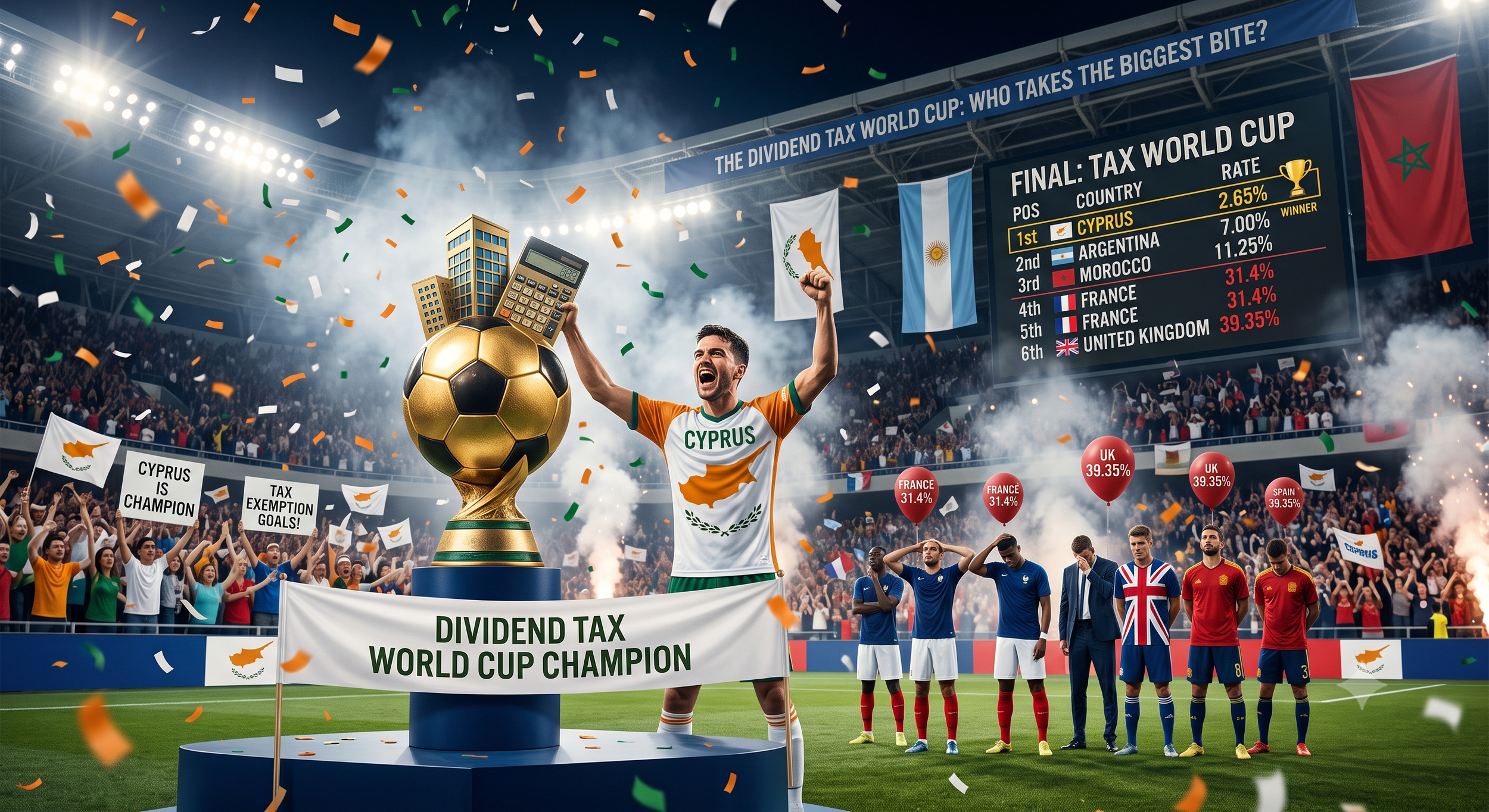 The Dividend Tax World Cup: Which Country Takes the Biggest Bite Out of Your Portfolio?