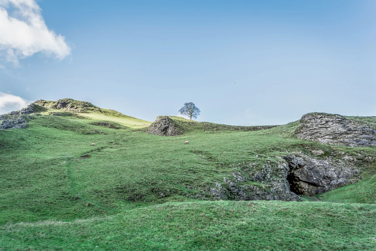 Views Of Winnats Pass In Derbyshire