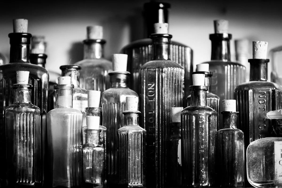 Vintage Chemist Bottles