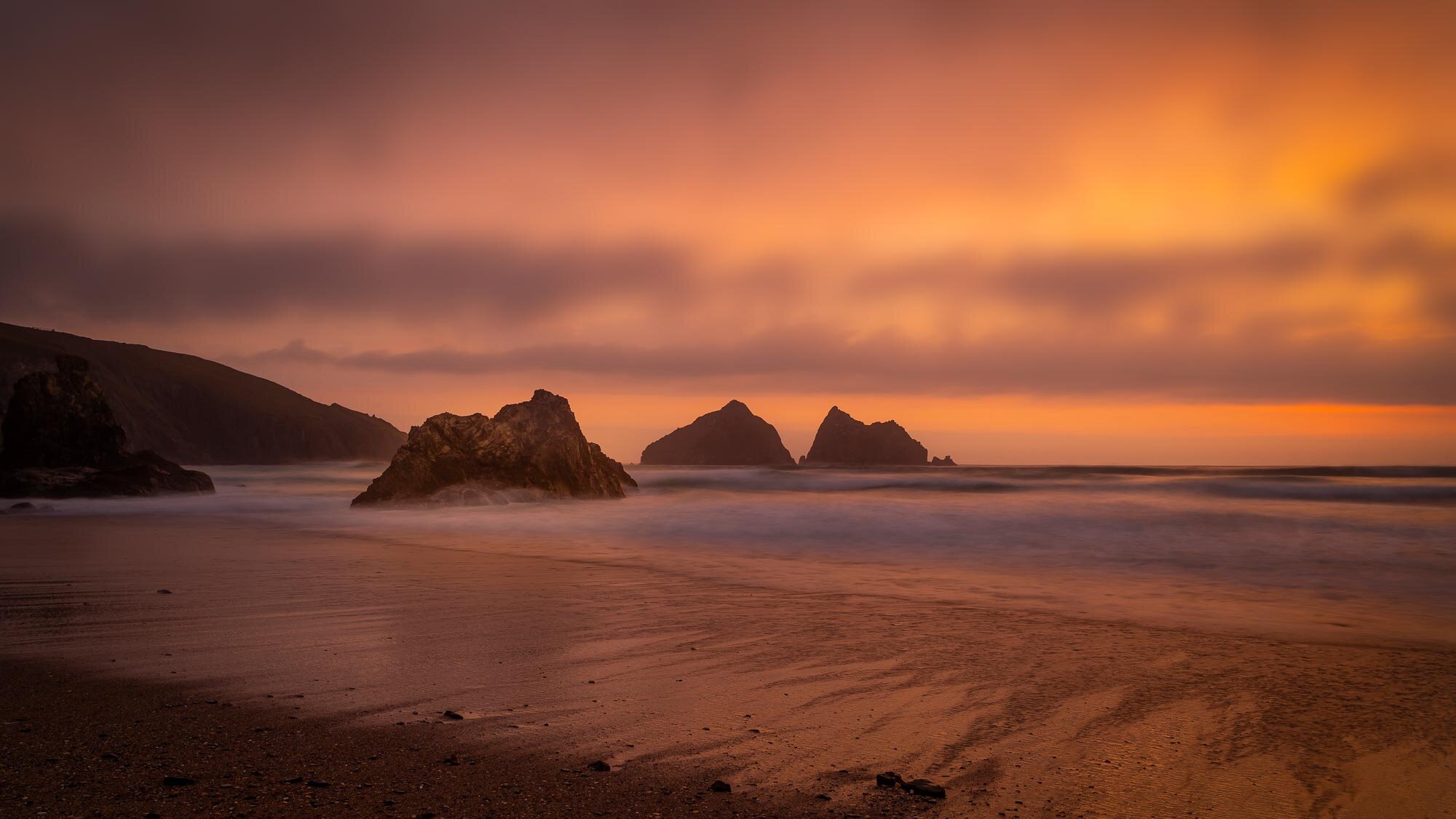 Holywell Beach Cornwall