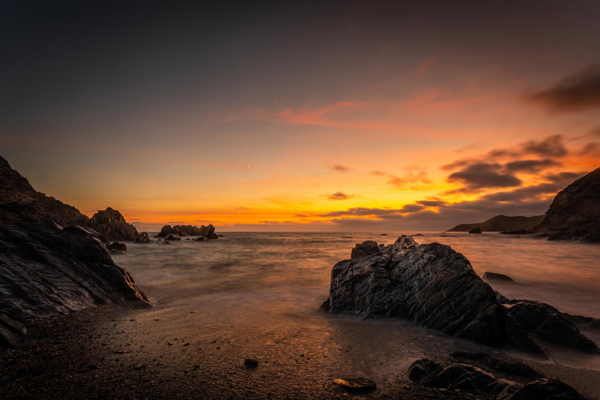 Combsgate Woolacombe North Devon Sunset