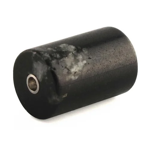 Black onyx cylinder clasp