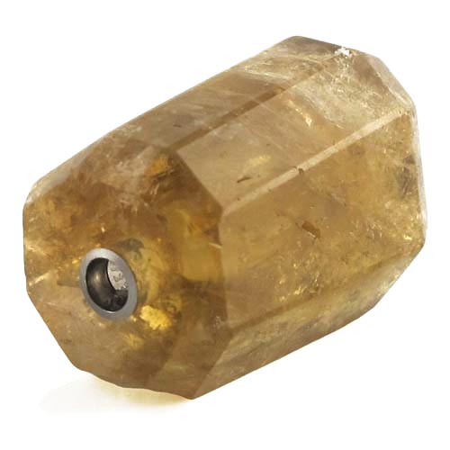 Citrine barrel clasp 