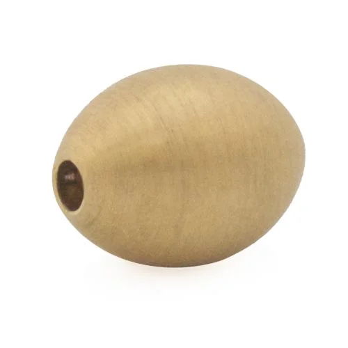 Gold plated steel oval clasp