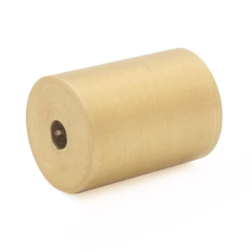 Small gold cylinder clasp for interchangeable necklace system