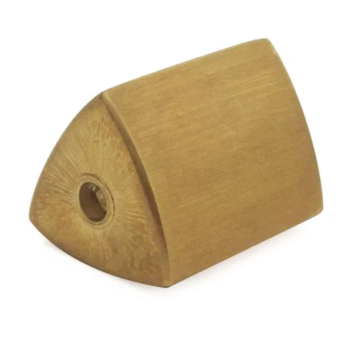 Gold triangular barrel clasp