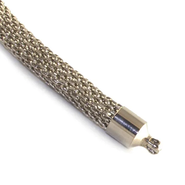 Steel mesh interchangeable necklace