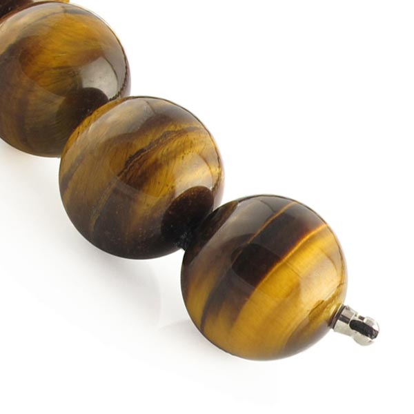 Tigers eye necklace interchangeable fitting