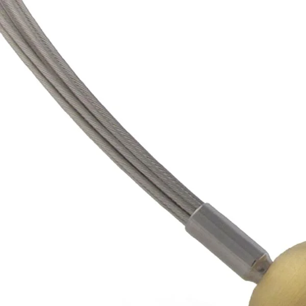 Steel multistrand necklace