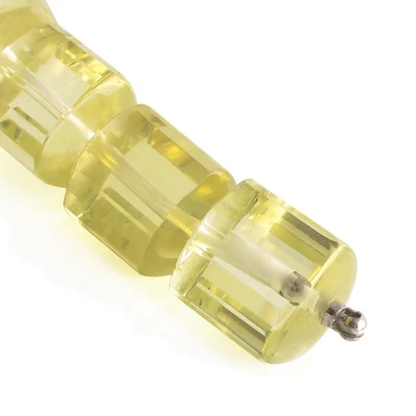 Lemon quartz interchangeable necklace