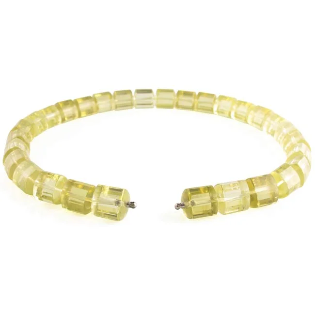 Interchangeable lemon quartz necklace