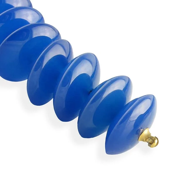 Blue agate statement necklace 