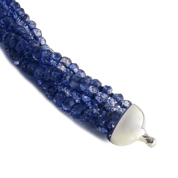 Kyanite necklace interchangeable multistrand