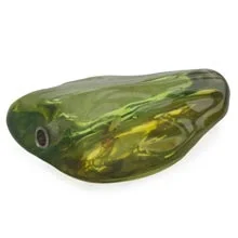 Green amber clasp
