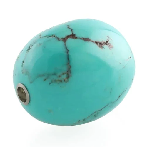 Turquoise ovoid clasp