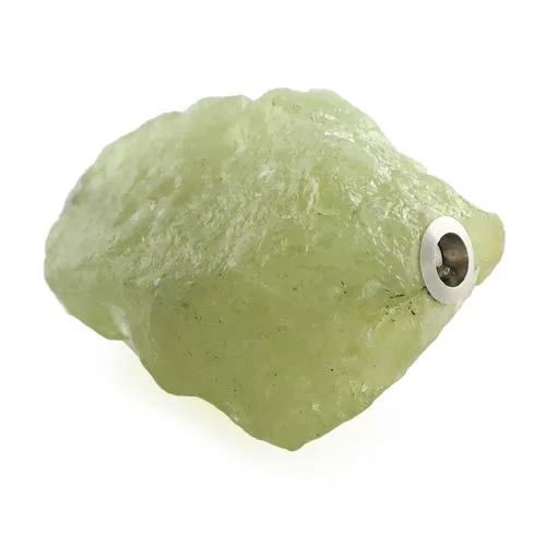 Green garnet nugget clasp for interchangeable necklace system