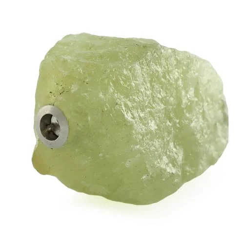 Green garnet nugget clasp