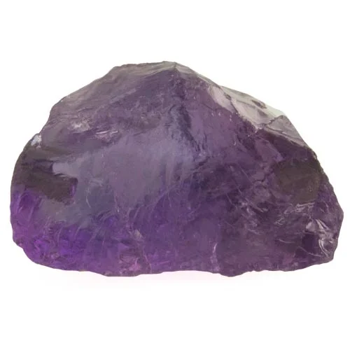 Large rough amethyst clasp for interchangeable necklace system