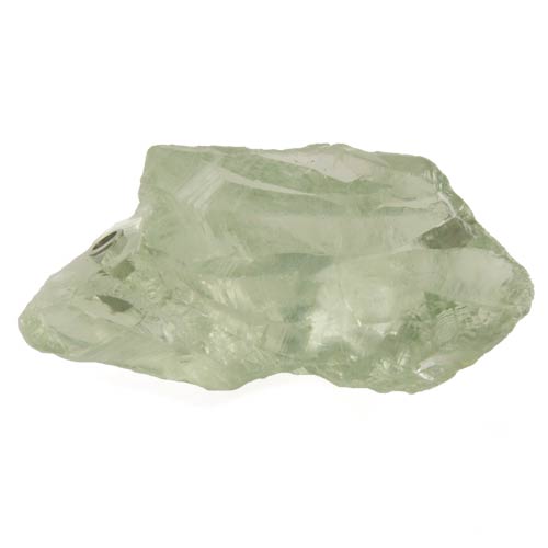 Large rough praseolite clasp