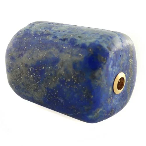 Interchangeable lapis lazuli barrel clasp