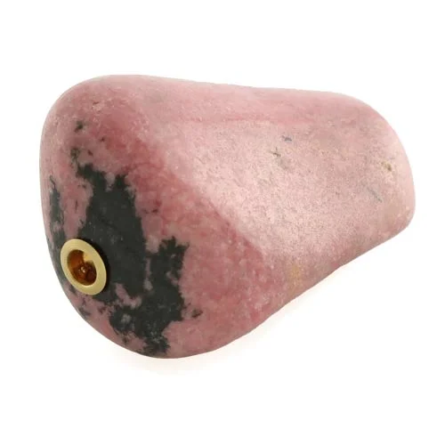 Rhodonite pebble clasp