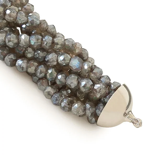 Labradorite multistrand necklace