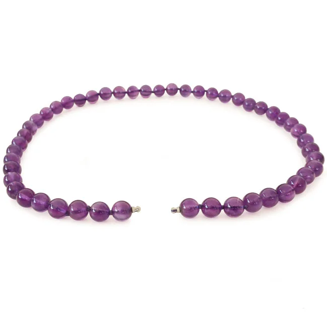 Interchangeable amethyst necklace