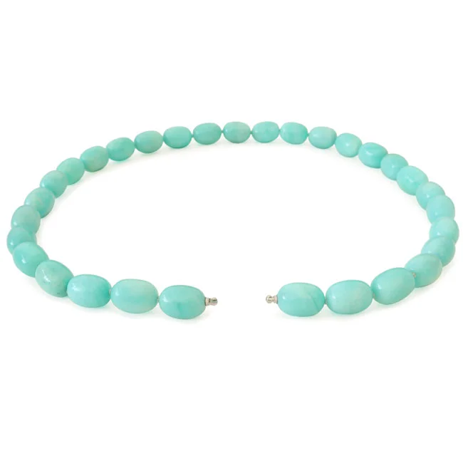 Interchangeable amazonite necklace strand