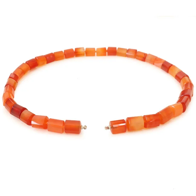 Interchangeable necklace carnelian | Clapsed