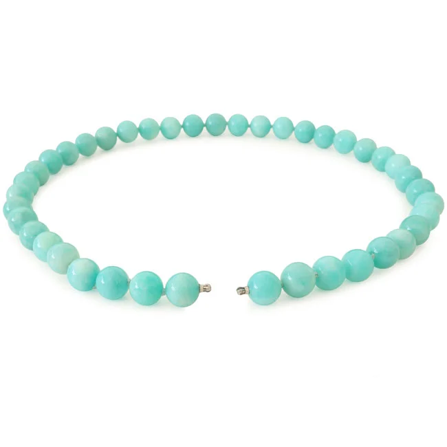 Amazonite beaded necklace
