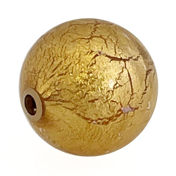 Gold Murano glass ball clasp with interchangeable fittings