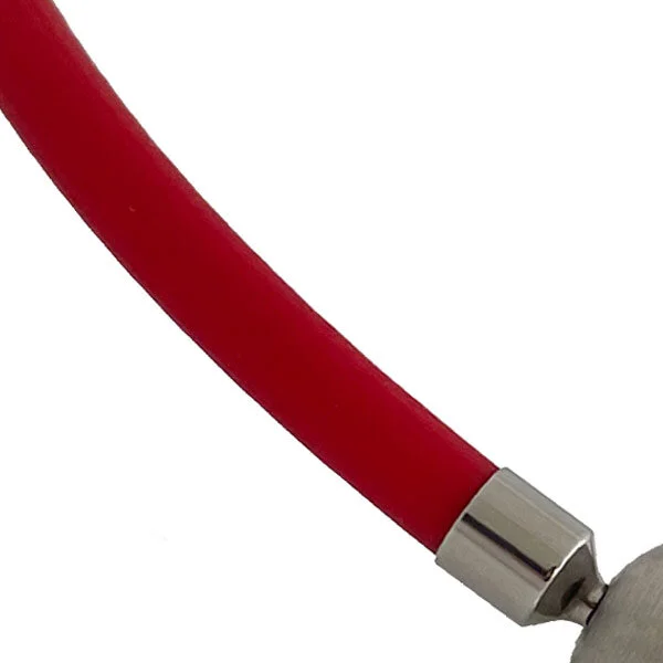 Red rubber necklet