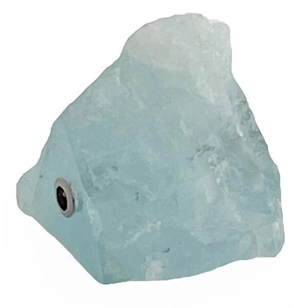 Aquamarine nugget clasp