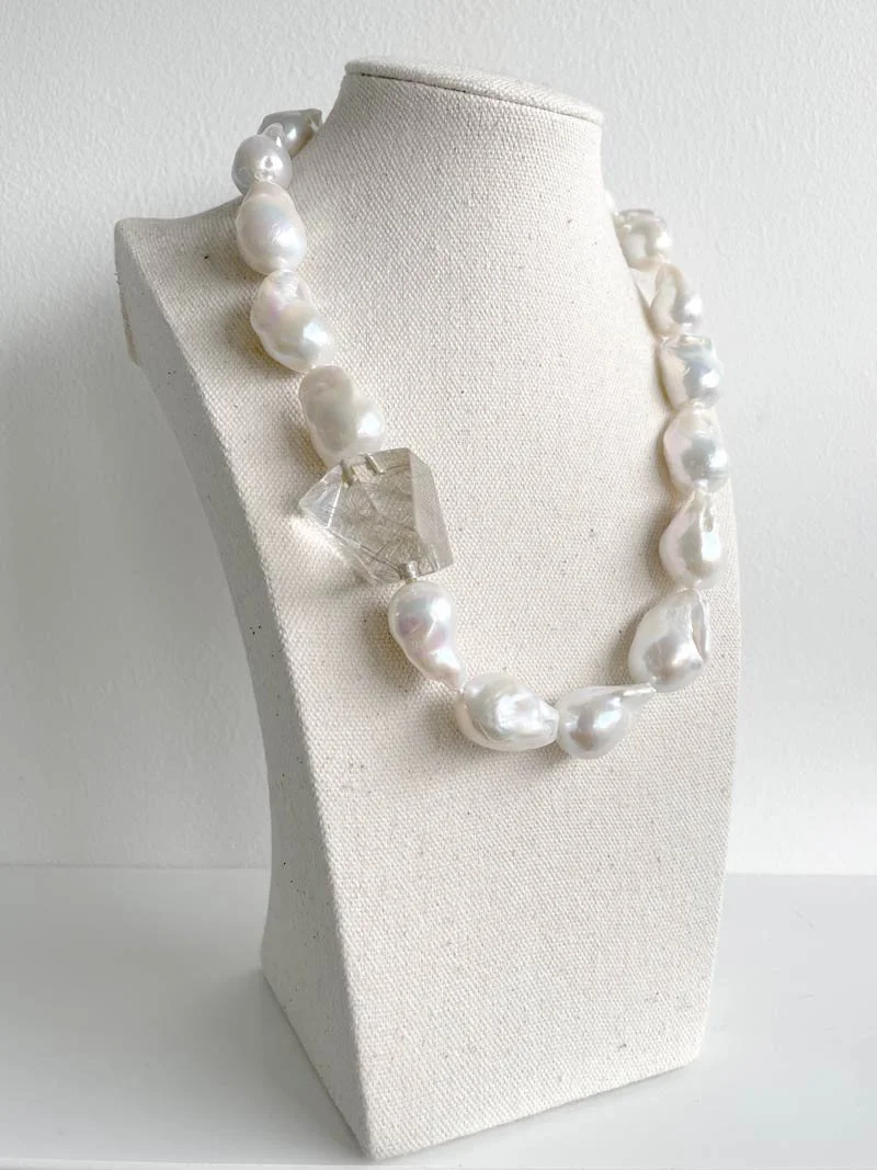 専用美品＜Rieuk（リューク）＞White Keshi Pearl ネックレス White Keshi Pearl Necklace Rieuk リューク