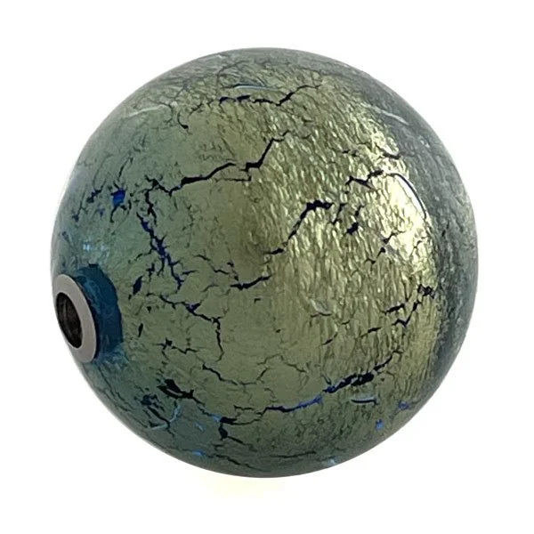 Grey-green Murano glass clasp