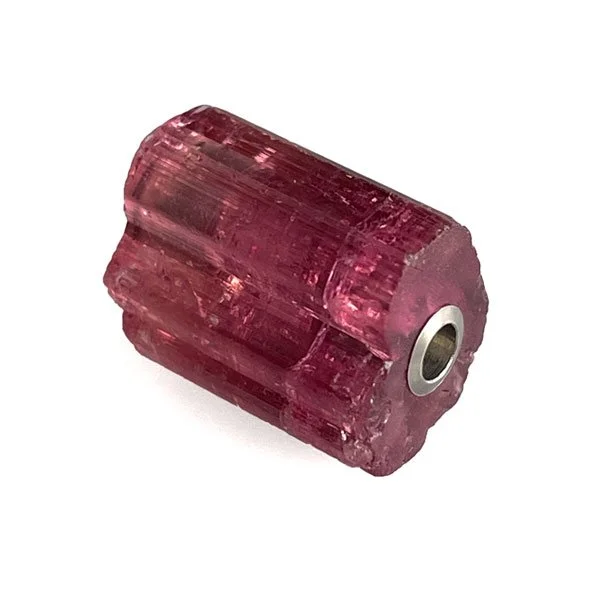 Pink tourmaline clasp