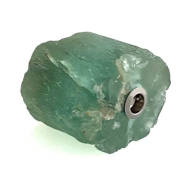 Raw Aquamarine Feautre Clasp - Part of Clasped's Interchangeable Necklace Range