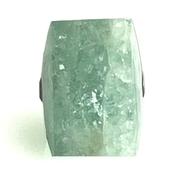 Aquamarine interchangeable feature clasp with steel mechanisms