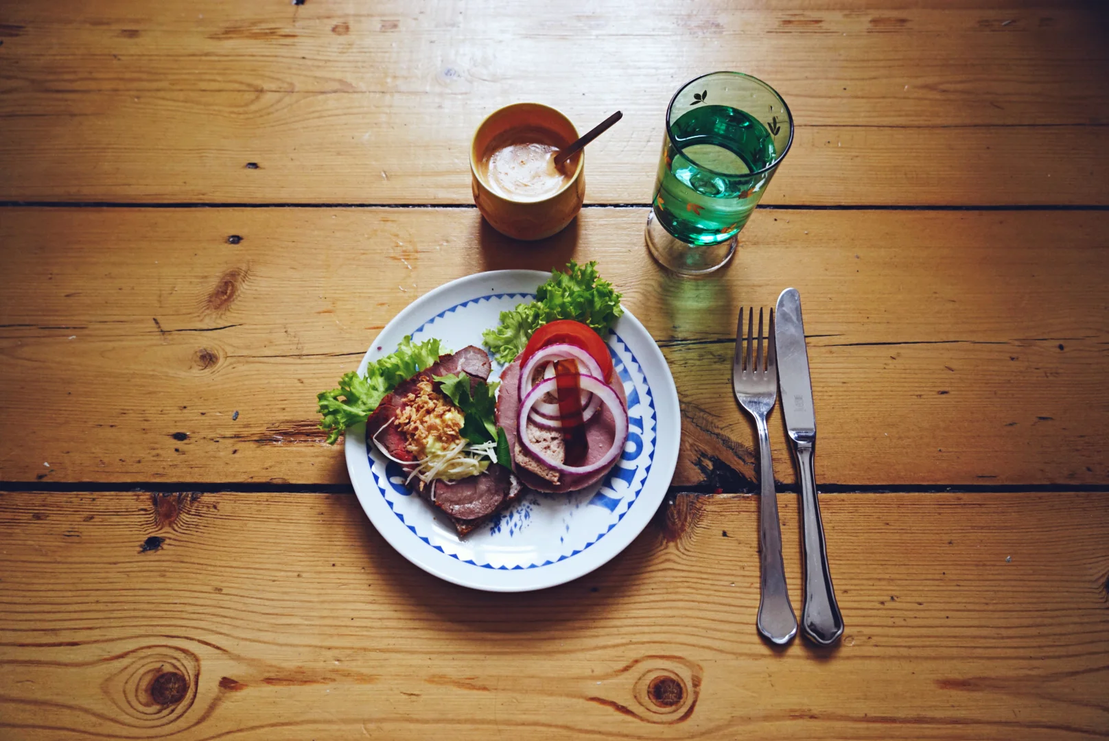 food from the local smørrebrøds shop