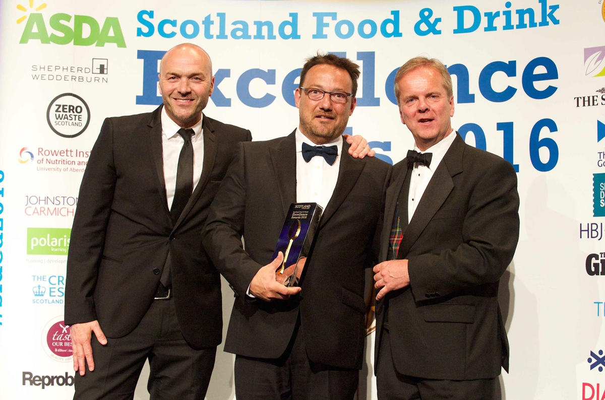 “Food Pioneer” at the Scotland Food & Drink Excellence Awards