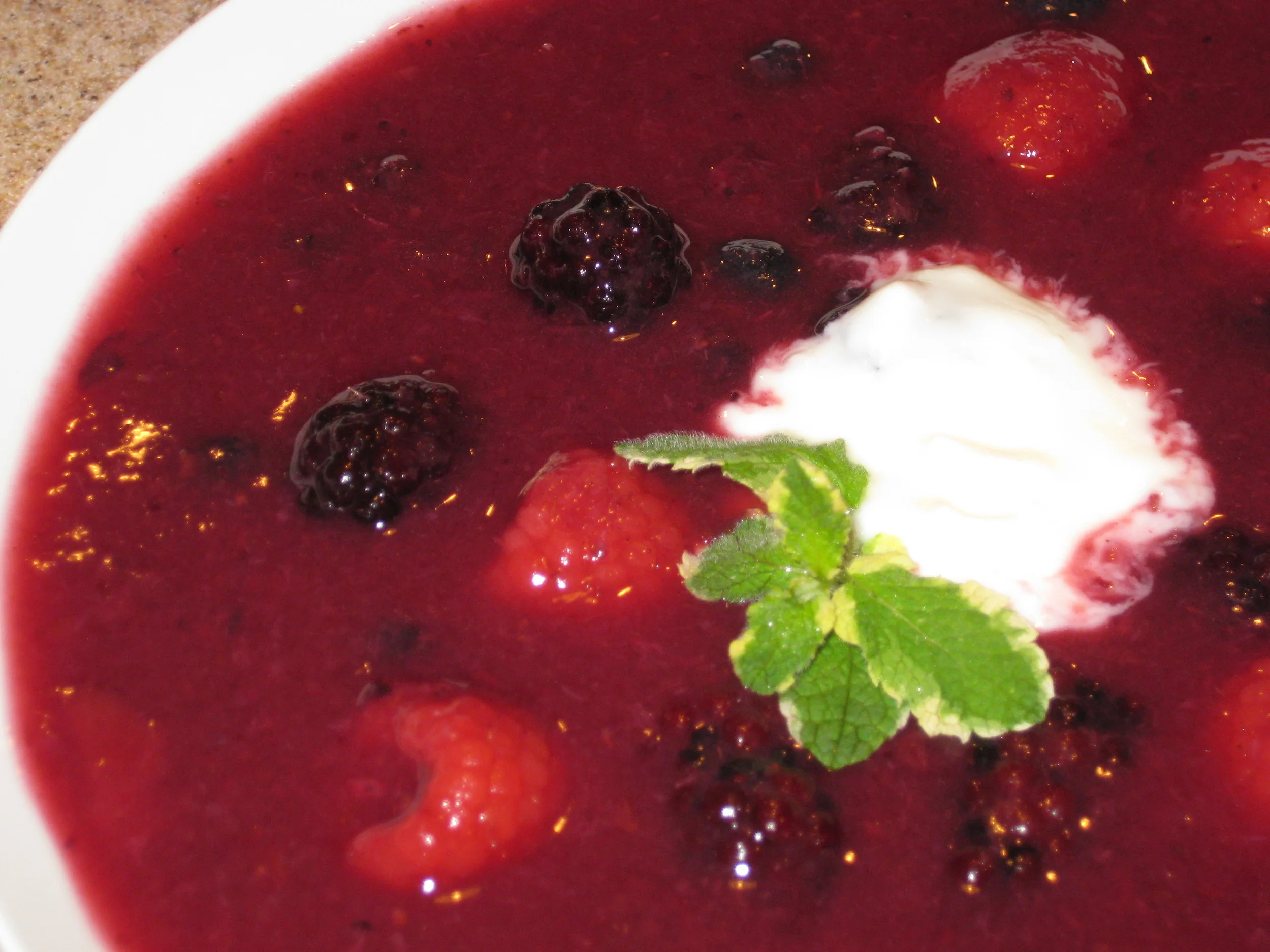 Delectable Fruit Soup