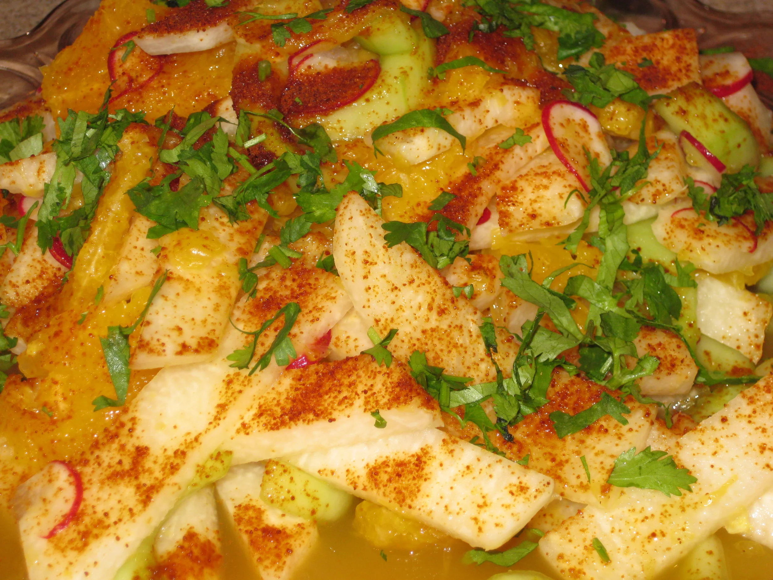Jicama, Radish, Avocado and Orange