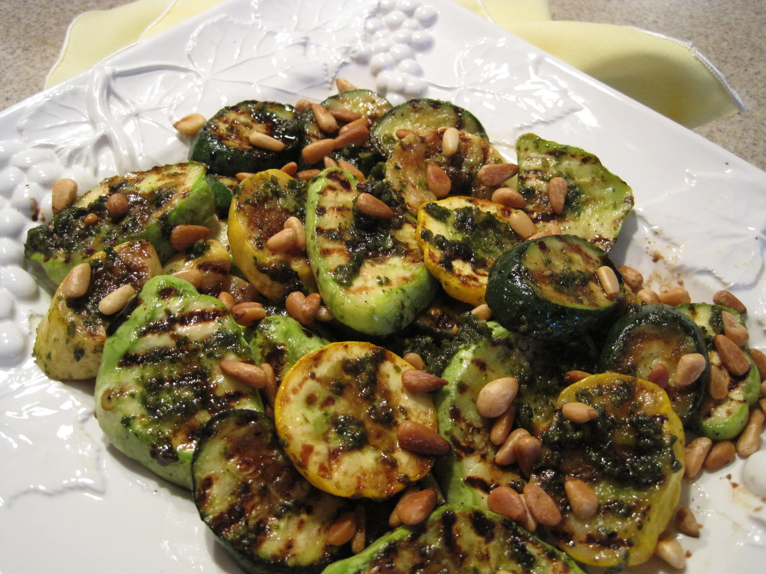 Smoky Summer Squash with Balsamic Syrup